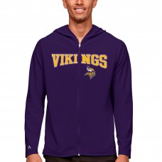 Толстовка на молнии Minnesota Vikings Antigua Legacy - Purple