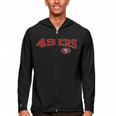 Толстовка на молнии San Francisco 49ers Antigua Legacy - Black