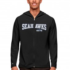 Толстовка на молнии Seattle Seahawks Antigua Legacy - Black