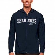 Толстовка на молнии Seattle Seahawks Antigua Legacy - College Navy