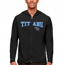 Толстовка на молнии Tennessee Titans Antigua Legacy - Black
