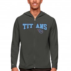 Толстовка на молнии Tennessee Titans Antigua Legacy - Charcoal