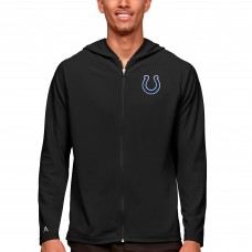 Indianapolis Colts Antigua Logo Legacy Full-Zip Hoodie - Black
