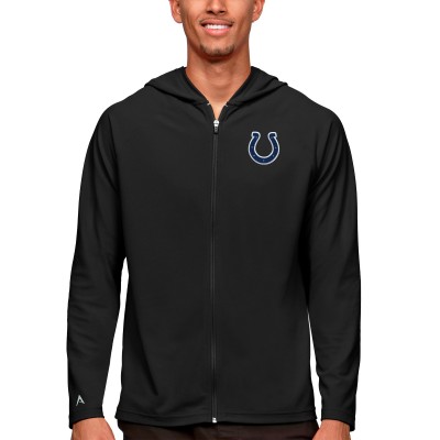 Толстовка на молнии Indianapolis Colts Antigua Logo Legacy - Black