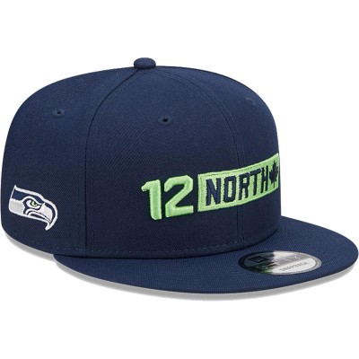 Seattle Seahawks New Era College Navy 12 North Collection Snapback Hat