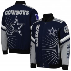 Куртка Dallas Cowboys G-III Sports by Carl Banks Extreme Redzone Full-Snap Varsity - Navy