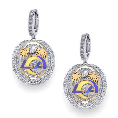 Los Angeles Rams Super Bowl LVI Champions Earrings