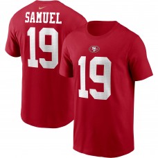 Футболка Deebo Samuel San Francisco 49ers Nike Player Name & Number - Scarlet