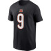 Футболка Cincinnati Bengals Joe Burrow Nike Black Name & Number