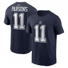 Футболка с номером Micah Parsons Dallas Cowboys Nike - Navy