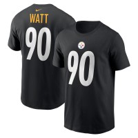 Pittsburgh Steelers T.J. Watt Nike Black Player Name & Number T-Shirt