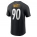 Pittsburgh Steelers T.J. Watt Nike Black Player Name & Number T-Shirt