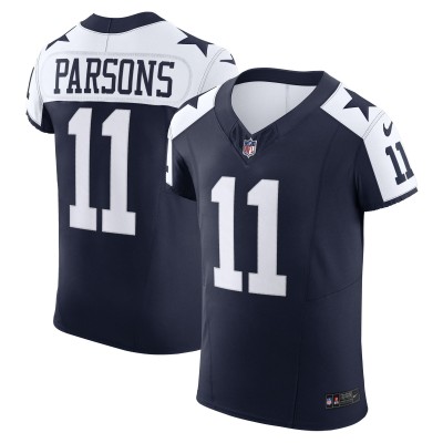 Игровая джерси Micah Parsons Dallas Cowboys Nike Alternate Vapor F.U.S.E. Elite - Navy