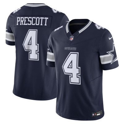 Джерси Dallas Cowboys Dak Prescott Nike Navy Vapor F.U.S.E. Limited
