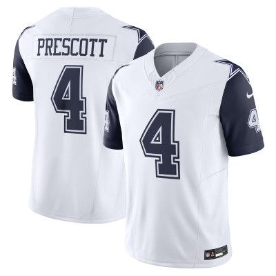 Джерси Dallas Cowboys Dak Prescott Nike White Vapor F.U.S.E. Limited