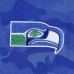 Кофта на короткой молнии Seattle Seahawks Antigua Brigade Throwback - Royal