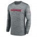 Футболка с длинным рукавом Tampa Bay Buccaneers Nike Sideline Team Velocity Performance - Heather Gray