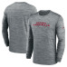 Футболка с длинным рукавом Arizona Cardinals Nike Heather Gray Sideline Team Velocity Performance Футболка с длинным рукавом Arizona Cardinals Nike Heather Gray Sideline Team Velocity Performance