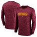 Футболка с длинным рукавом Washington Commanders Nike Sideline Team Velocity Performance - Burgundy