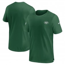 New York Jets Nike Green Sideline Coach Performance T-Shirt New York Jets Nike Green Sideline Coach Performance T-Shirt