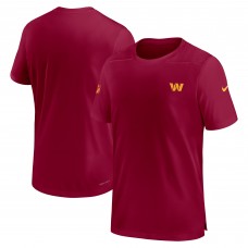 Футболка Washington Commanders Nike Sideline Coach Performance - Burgundy