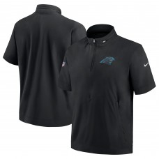 Футболка на молнии Carolina Panthers Nike Sideline Coach&nbsp;- Black