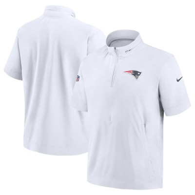 Футболка на молнии New England Patriots Nike Sideline Coach&nbsp;- White