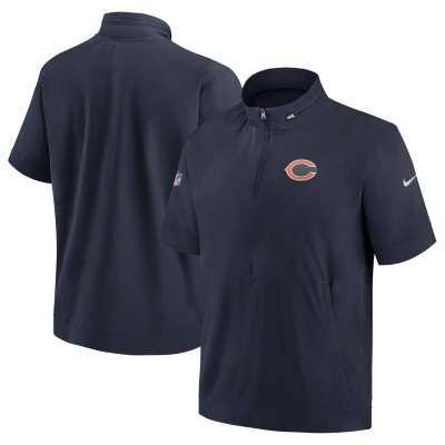 Футболка с капюшоном Chicago Bears Nike Sideline Coach&nbsp;- Navy