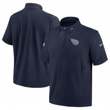 Футболка на молнии Tennessee Titans Nike Sideline Coach&nbsp;- Navy