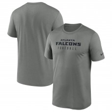 Футболка Atlanta Falcons Nike Heather Gray Sideline Legend Performance