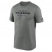 Футболка Atlanta Falcons Nike Heather Gray Sideline Legend Performance