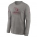 Футболка с длинным рукавом Arizona Cardinals Nike Sideline Performance - Heather Gray