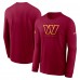 Футболка с длинным рукавом Washington Commanders Nike Sideline Performance - Burgundy