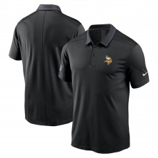 Minnesota Vikings Nike Black Sideline Victory Performance Polo