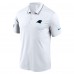 Carolina Panthers Nike White Sideline Victory Performance Polo