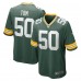 Green Bay Packers Zach Tom Nike Green Game Player Jersey