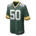 Green Bay Packers Zach Tom Nike Green Game Player Jersey