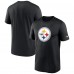 Pittsburgh Steelers Nike Black Primetime Legend Logo Performance T-Shirt
