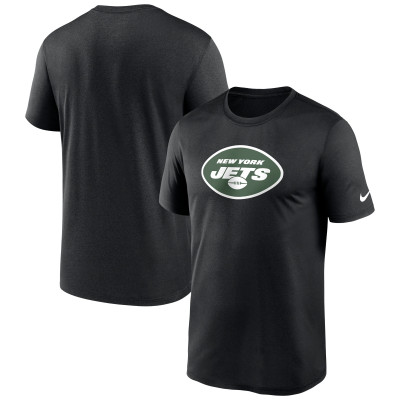 New York Jets Nike Black Primetime Legend Logo Performance T-Shirt