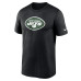 New York Jets Nike Black Primetime Legend Logo Performance T-Shirt
