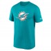 Футболка Miami Dolphins Nike Legend Logo Performance - Aqua