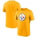 Pittsburgh Steelers Nike Gold Primetime Legend Logo Performance T-Shirt