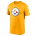 Pittsburgh Steelers Nike Gold Primetime Legend Logo Performance T-Shirt