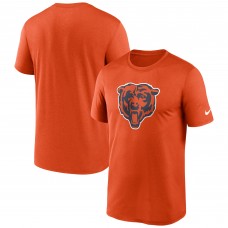 Футболка Chicago Bears Nike Legend Logo Performance - Orange