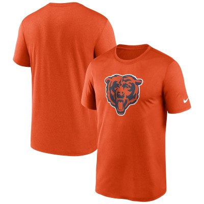 Футболка Chicago Bears Nike Orange Primetime Legend Logo Performance