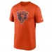 Футболка Chicago Bears Nike Orange Primetime Legend Logo Performance