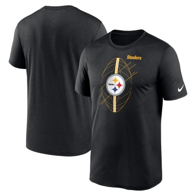 Pittsburgh Steelers Nike Black Legend Icon Performance T-Shirt