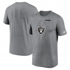 Футболка Las Vegas Raiders Nike Legend Icon Performance - Heather Charcoal Футболка Las Vegas Raiders Nike Legend Icon Performance - Heather Charcoal