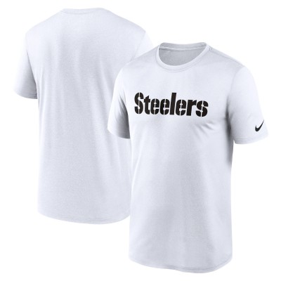 Футболка Pittsburgh Steelers Nike Legend Wordmark Performance - White