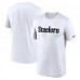 Футболка Pittsburgh Steelers Nike Legend Wordmark Performance - White